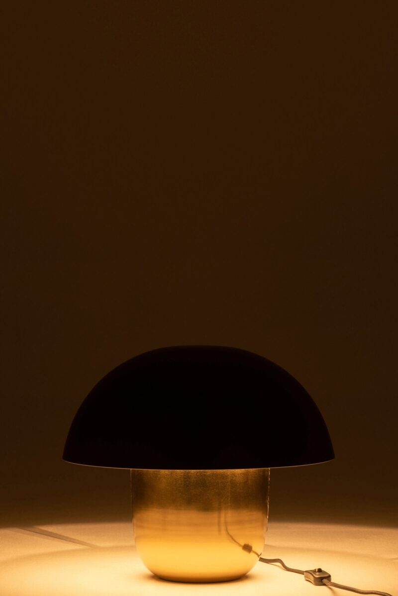 lampe-de-table-classique-noir-et-or-jolipa-mushroom-15657-4