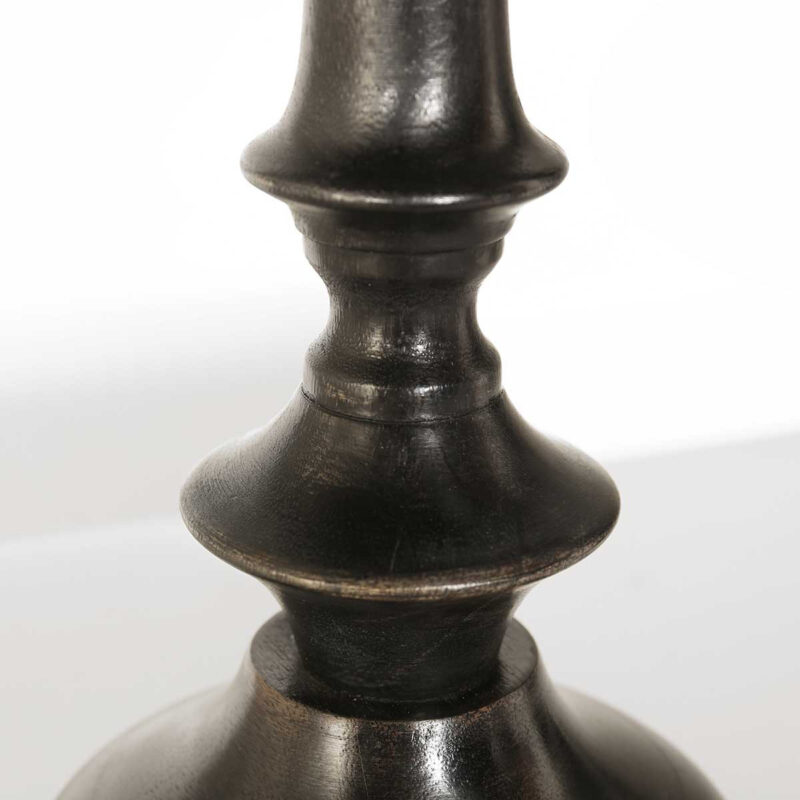 lampe-de-table-classique-noire-avec-abat-jour-argente-steinhauer-bois-noirantique-et-argent-3767zw-9