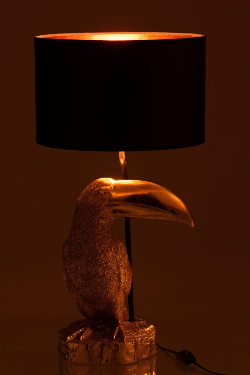 lampe-de-table-classique-noire-avec-oiseau-dore-jolipa-toucan-poly-11739-5
