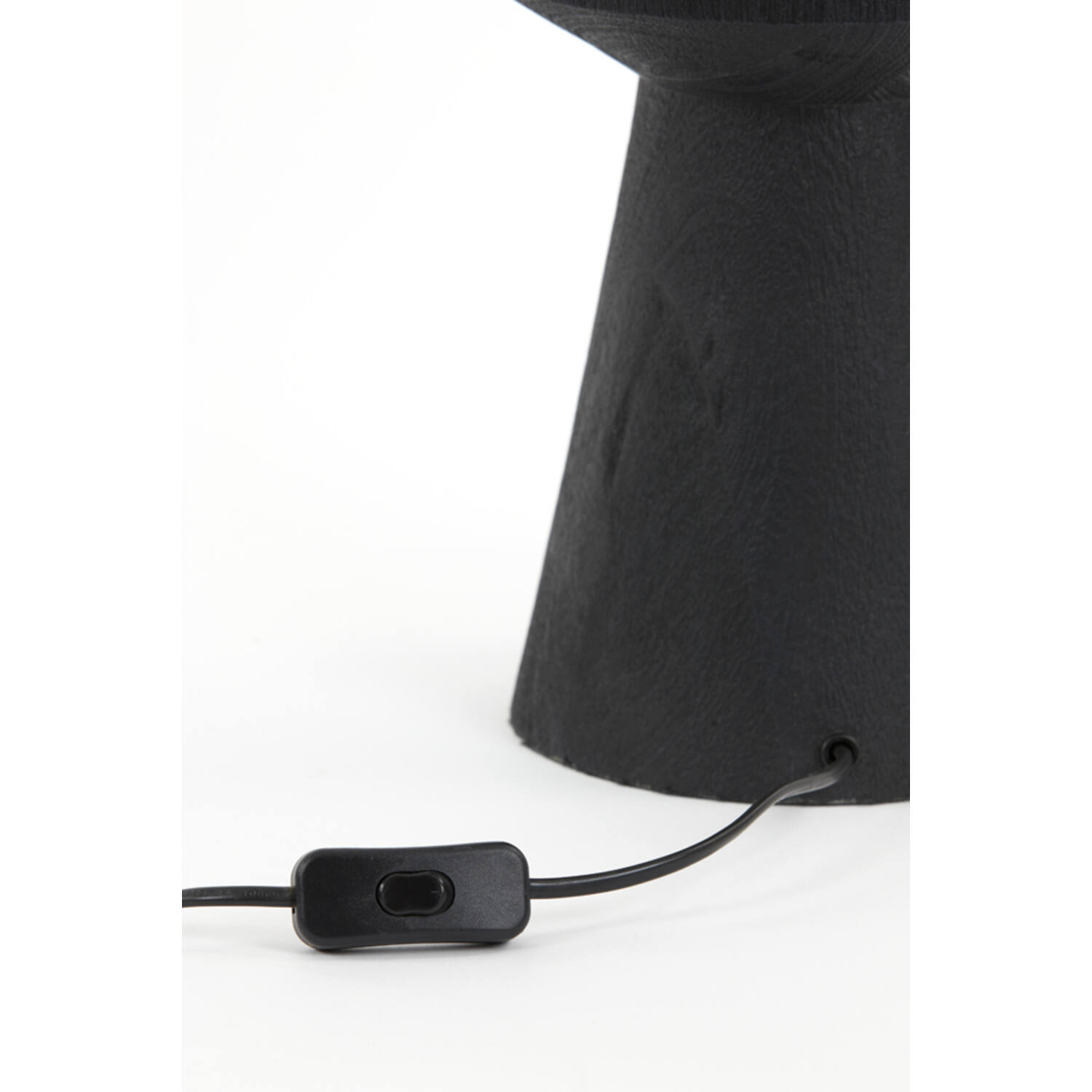 Lampe de table classique noire en bois Light & Living Gregor – Image 4