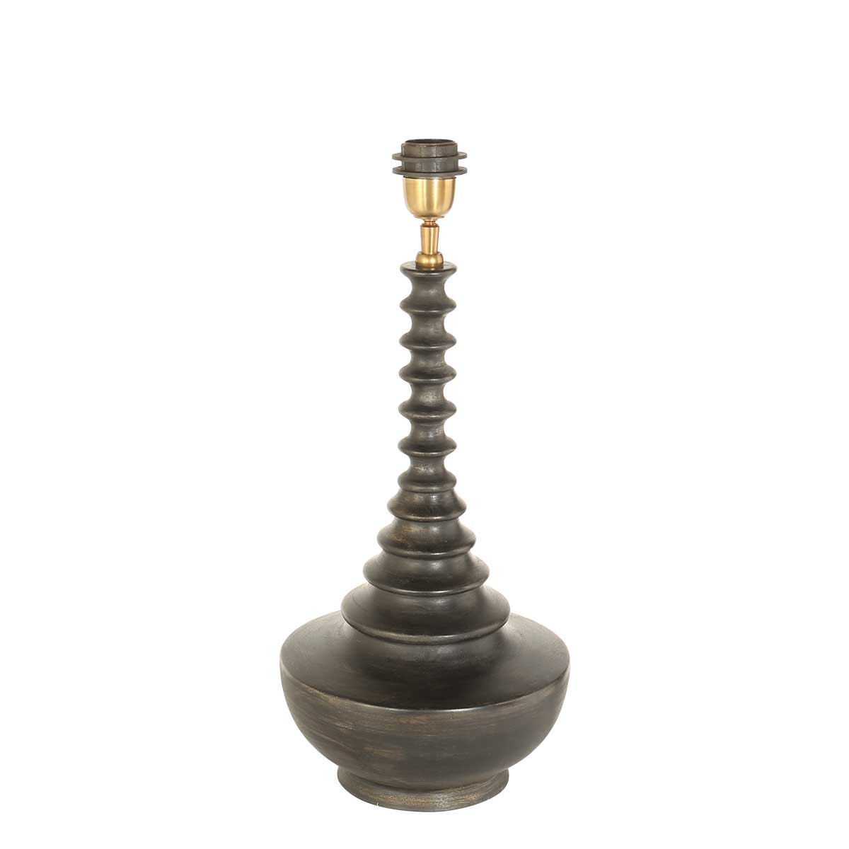 lampe-de-table-classique-pied-marron-dore-steinhauer-bois-noirantique-3677zw
