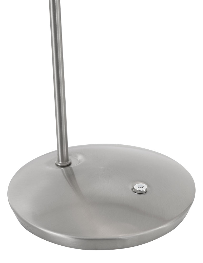 Lampe de table courbée en verre Steinhauer Tallerken acier – Image 6