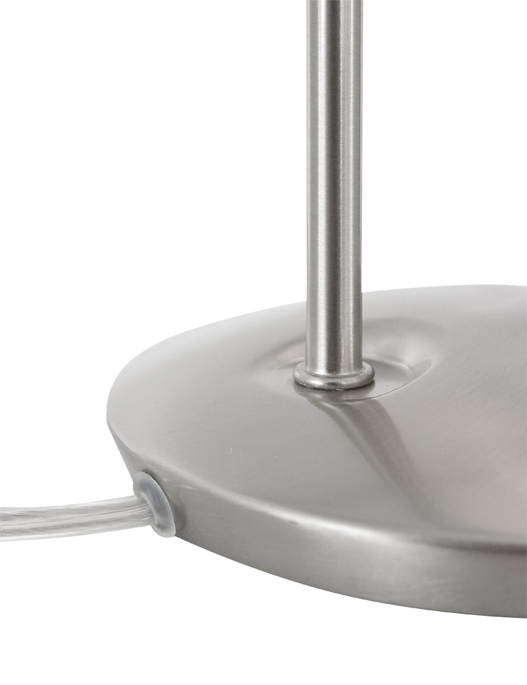 Lampe de table courbée en verre Steinhauer Tallerken acier – Image 8