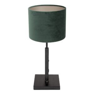 lampe-de-table-design-abat-jour-vert-steinhauer-stang-noir-8162zw-2