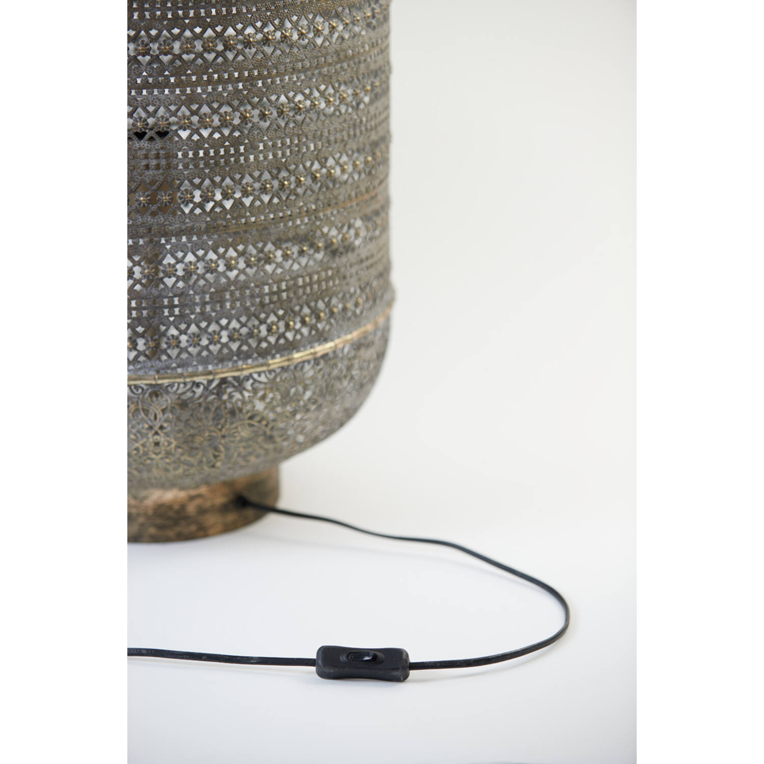 Lampe de table dorée orientale perforée Light & Living Udupi – Image 8