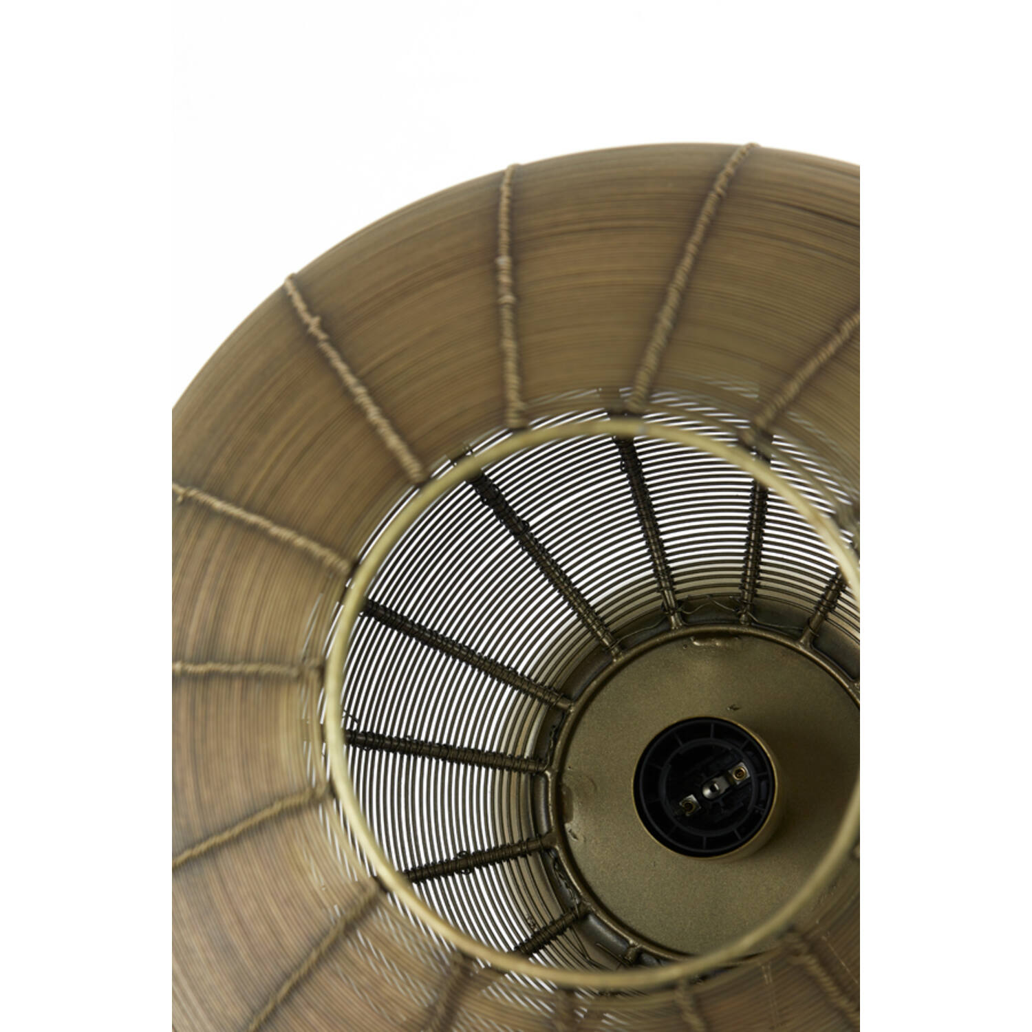 Lampe de table en laiton forme goutte Light & Living Suneko – Image 3