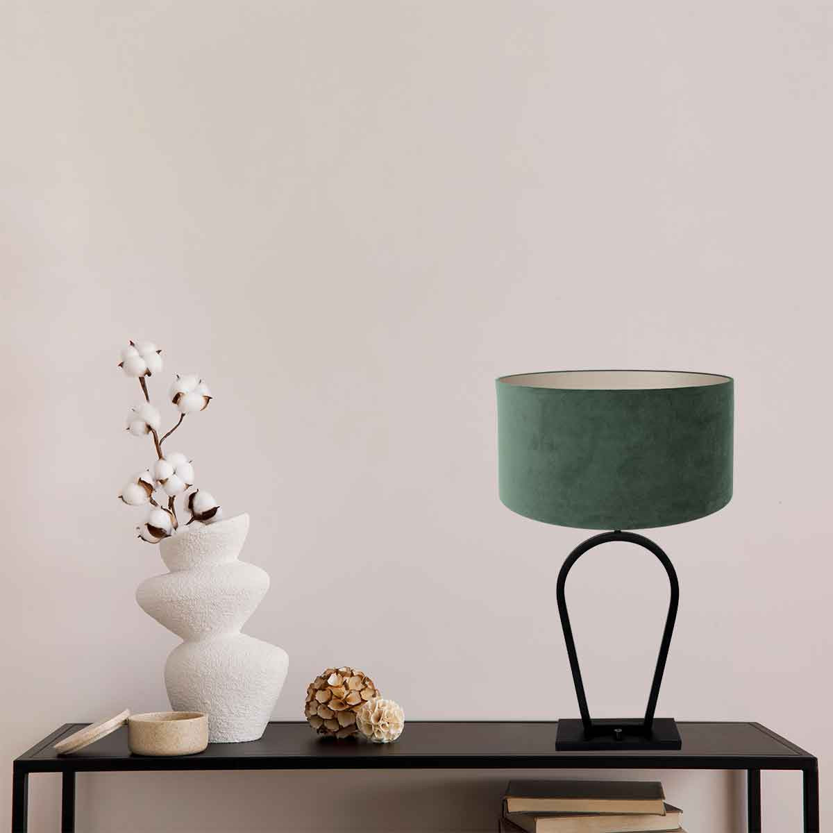 Lampe de table noire tendance en métal Steinhauer Stang – Image 3