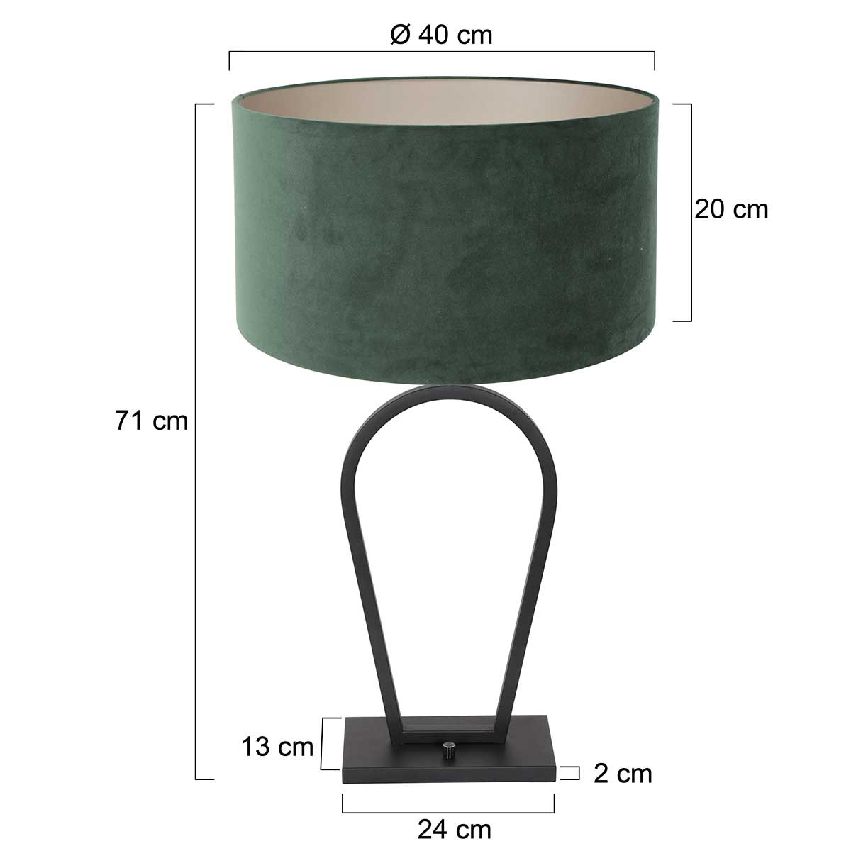 Lampe de table noire tendance en métal Steinhauer Stang – Image 7