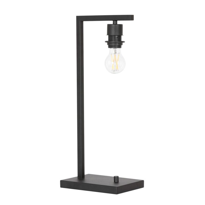 lampe-de-table-grise-culot-noir-steinhauer-stang-7122zw-3
