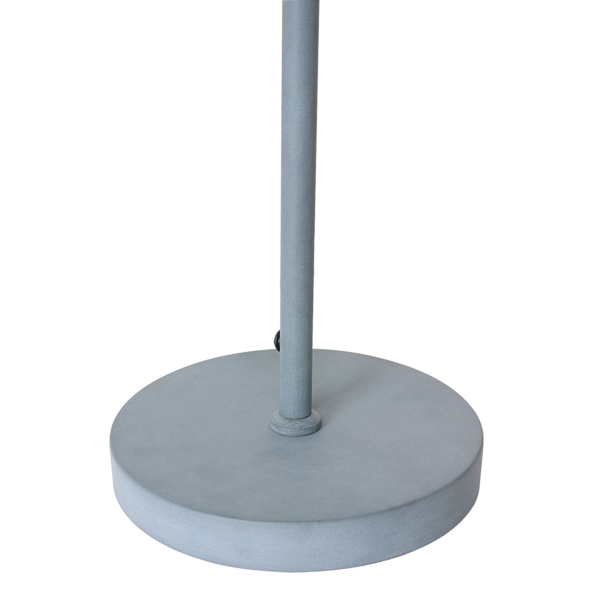 Lampe de table industrielle en métal gris Mexlite Nove – Image 11