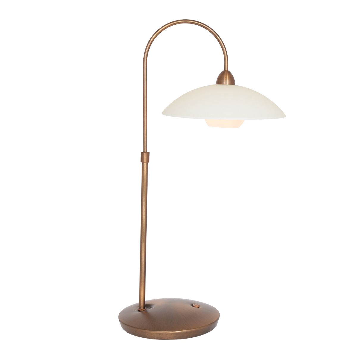 Lampe de table classique en verre et métal bronze Steinhauer Sovereign classic – Image 12