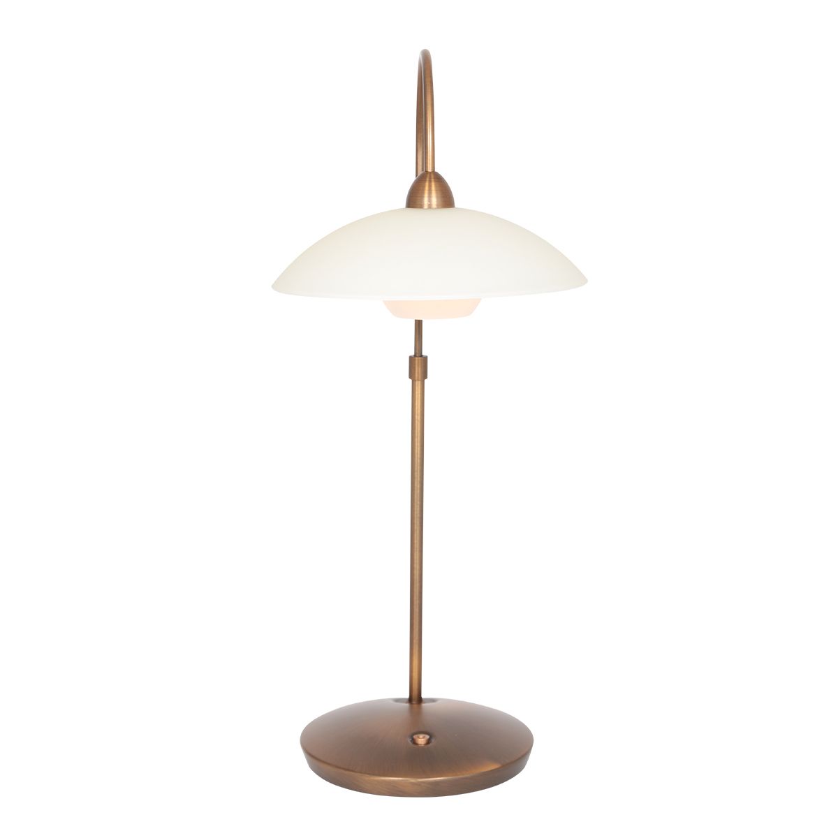Lampe de table classique en verre et métal bronze Steinhauer Sovereign classic – Image 13