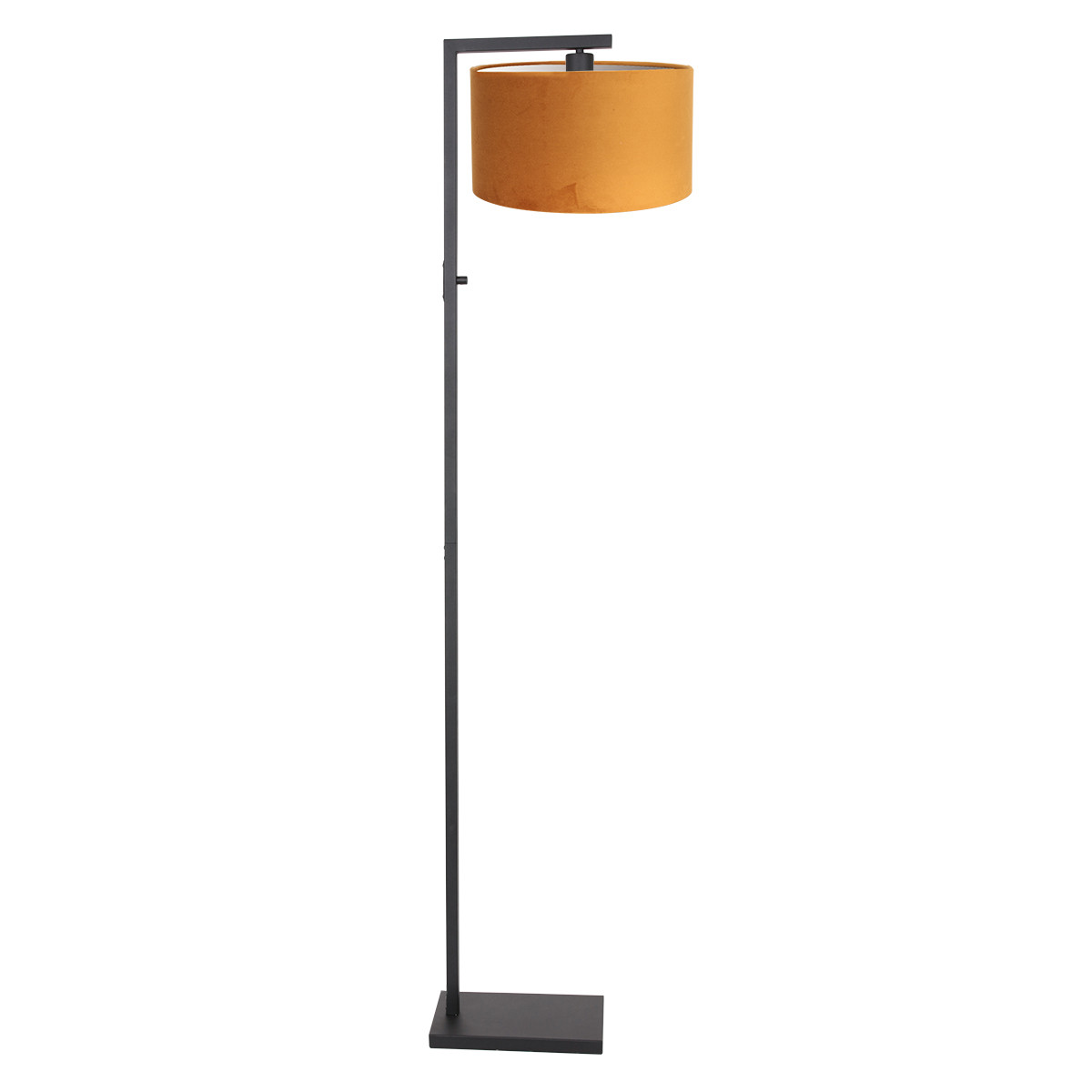 Lampe de table jaune ocre culot noir Steinhauer Stang – Image 2