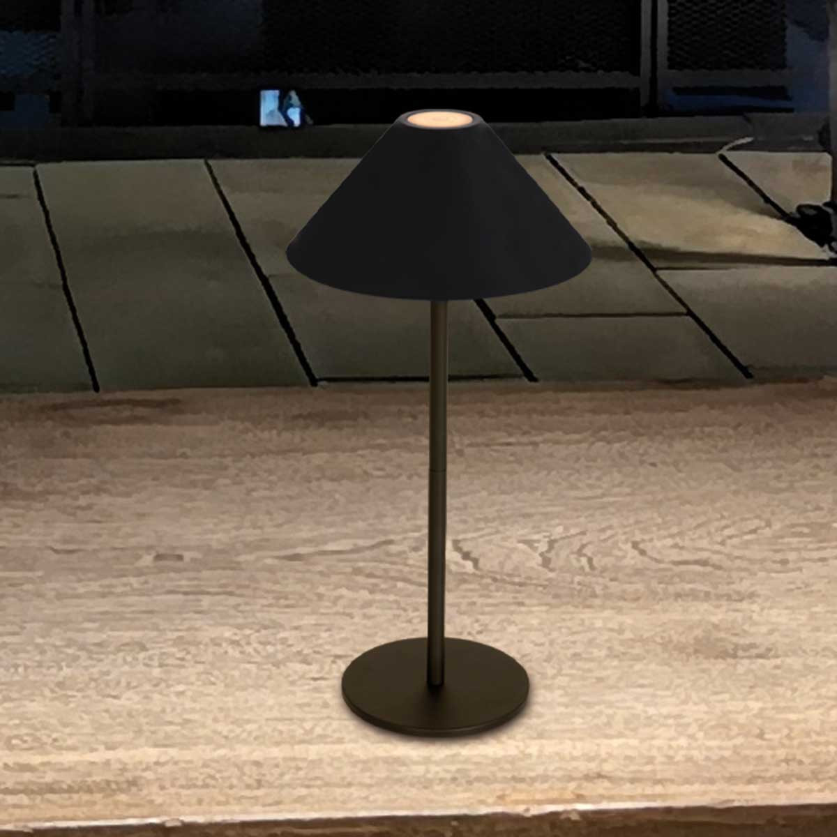 Lampe de table LED extérieur dimmable Steinhauer Ancilla noir – Image 3