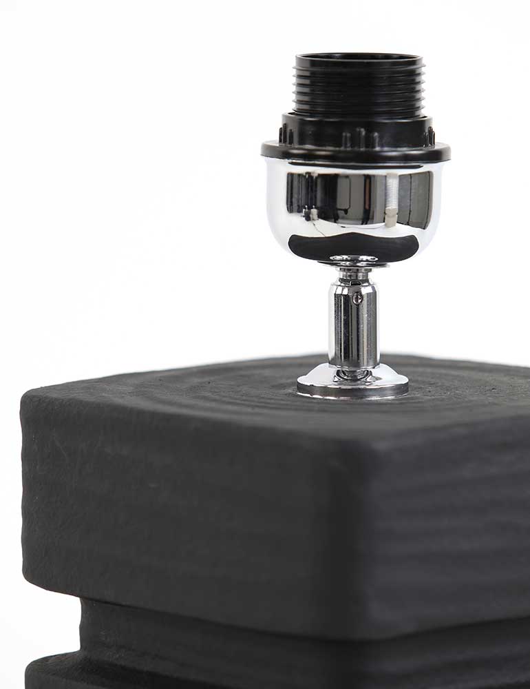 Lampe de table Light & Living Amta argent et noir – Image 3