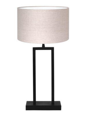 lampe-de-table-moderne-abat-jour-beige-light-et-living-shiva-noir-7092zw
