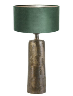 lampe-de-table-moderne-abat-jour-vert-pied-en-bronze-papey-8370br