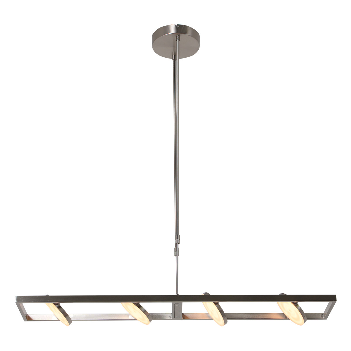 Lampe de table moderne avec 4 lumières Steinhauer Soleil acier – Image 11