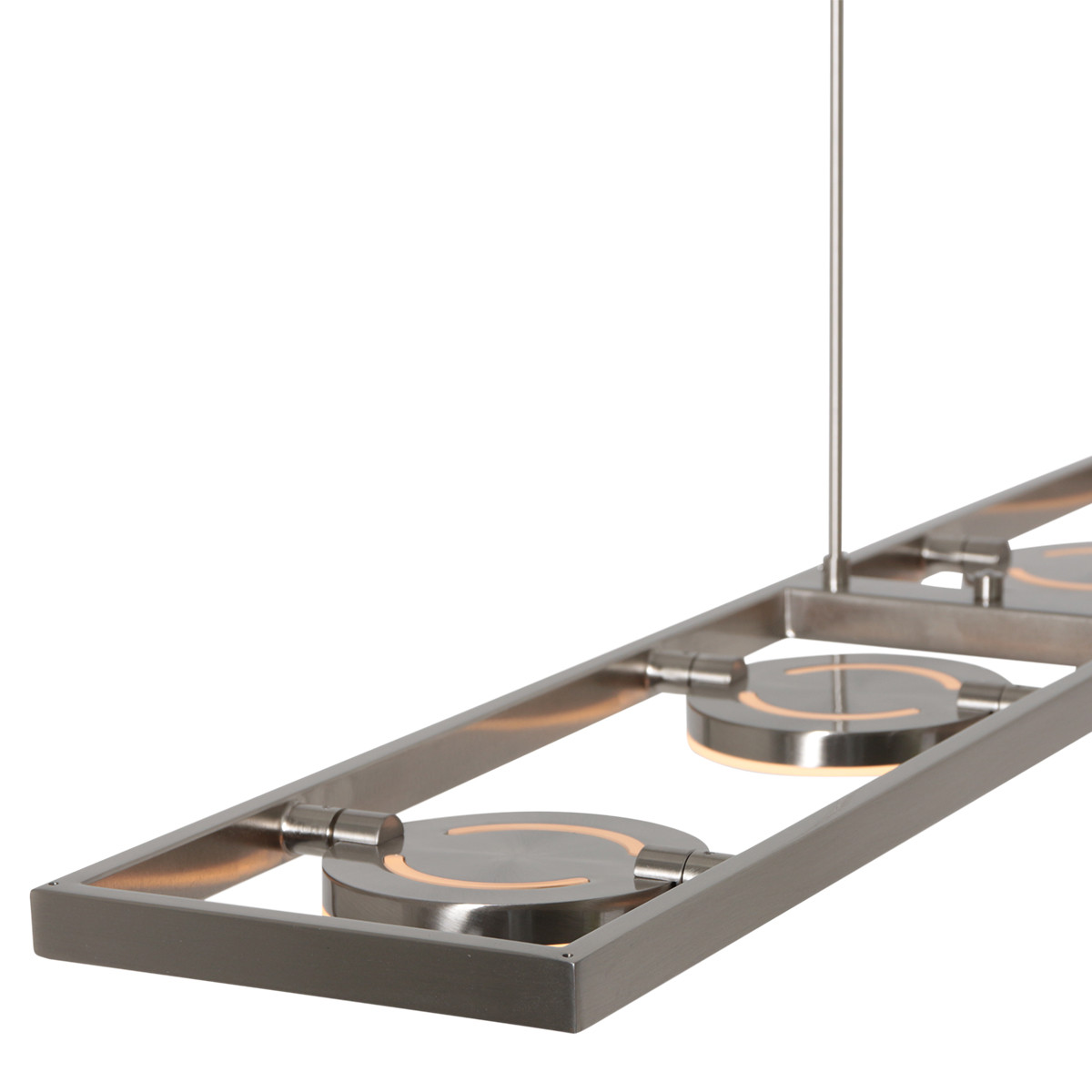 Lampe de table moderne avec 4 lumières Steinhauer Soleil acier – Image 4