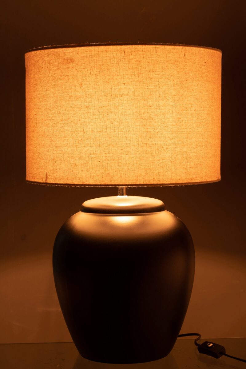 lampe-de-table-moderne-beige-et-noire-jolipa-meli-31396-5