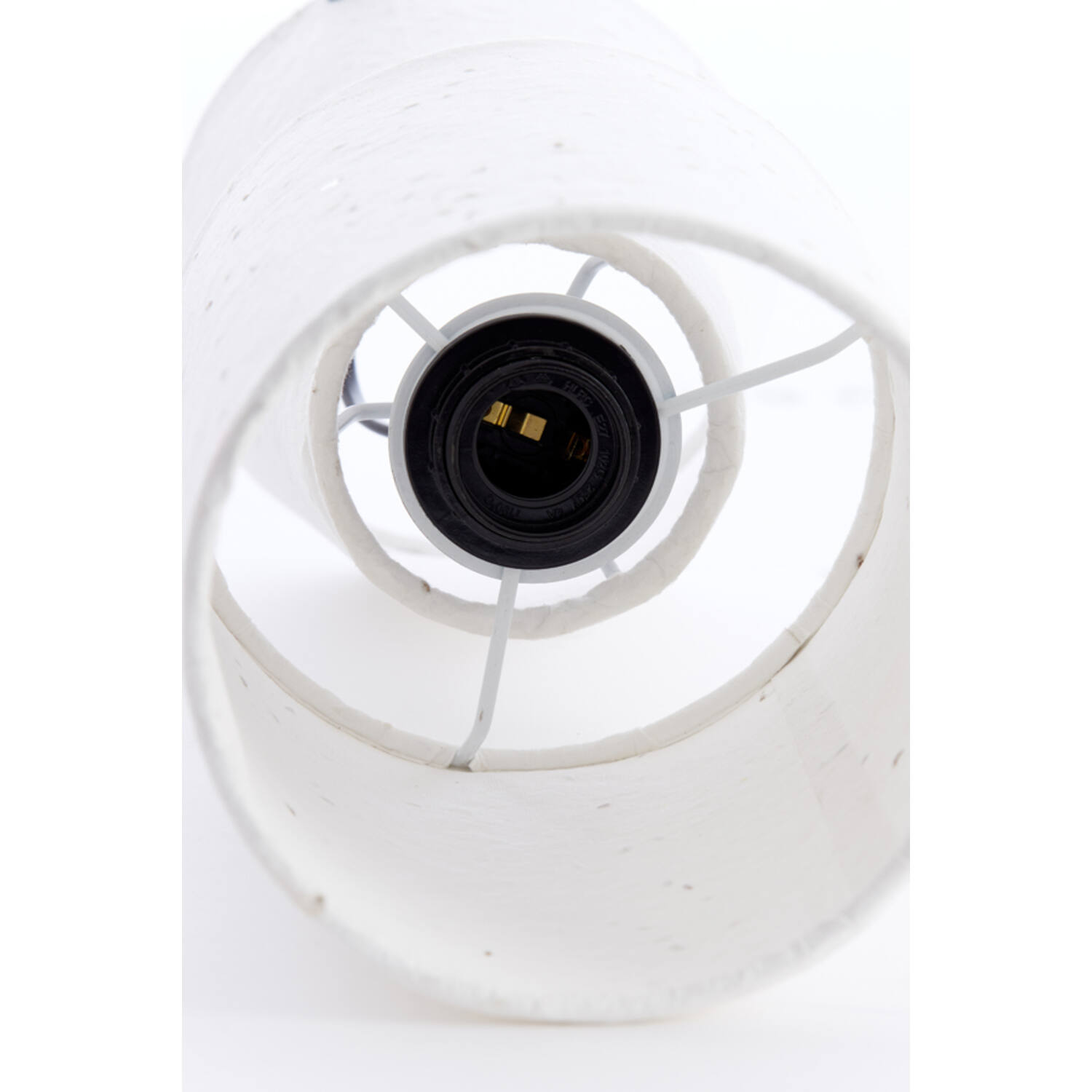 Lampe de table moderne blanche avec abat-jour rond Light & Living Raeni – Image 6