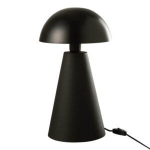 lampe-de-table-moderne-noire-a-abat-jour-spherique-jolipa-mushroom-33157