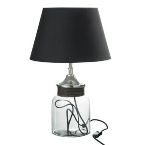 lampe-de-table-moderne-noire-avec-base-en-verre-jolipa-simba-66010