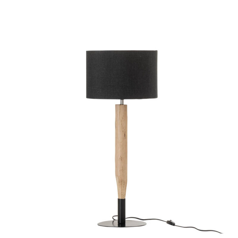lampe-de-table-moderne-noire-avec-bois-jolipa-roxy-96372-2