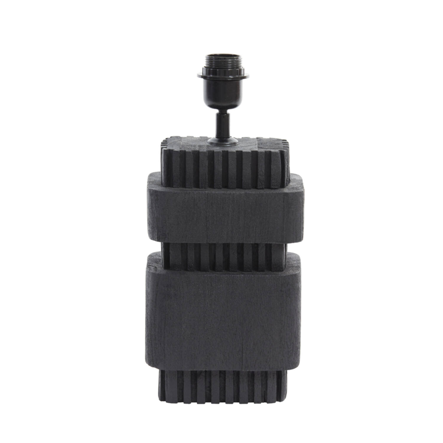 Lampe de table moderne noire carrée Light & Living Sakura – Image 2