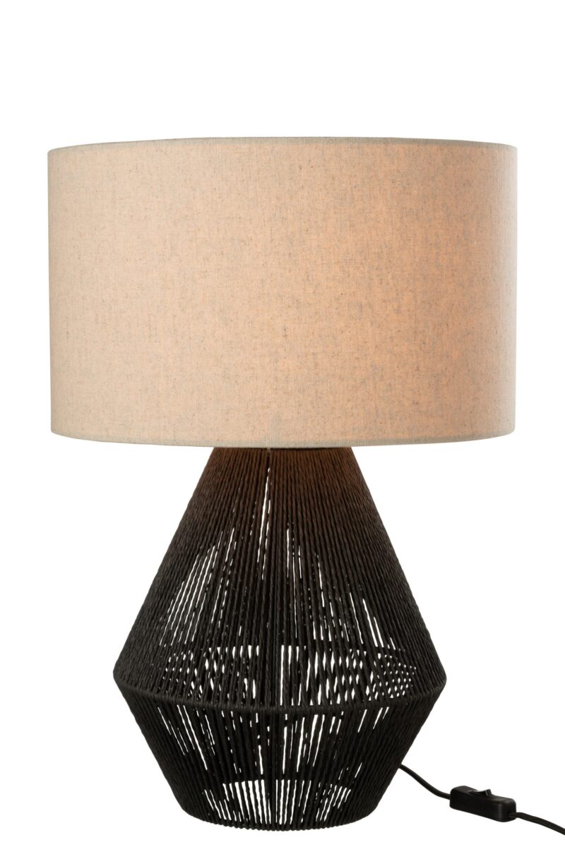 lampe-de-table-moderne-noire-et-beige-jolipa-string-31414-4