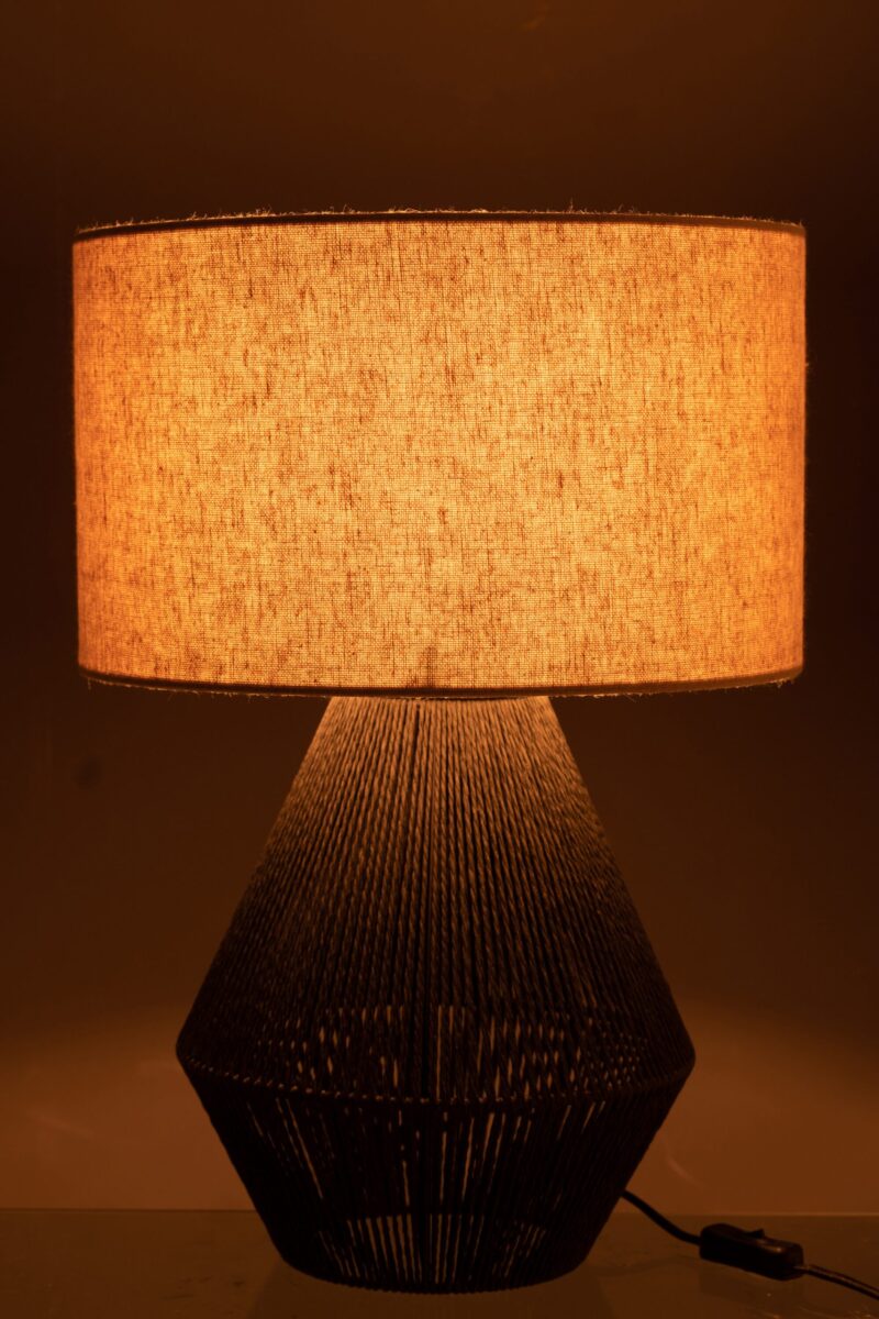 lampe-de-table-moderne-noire-et-beige-jolipa-string-31414-5