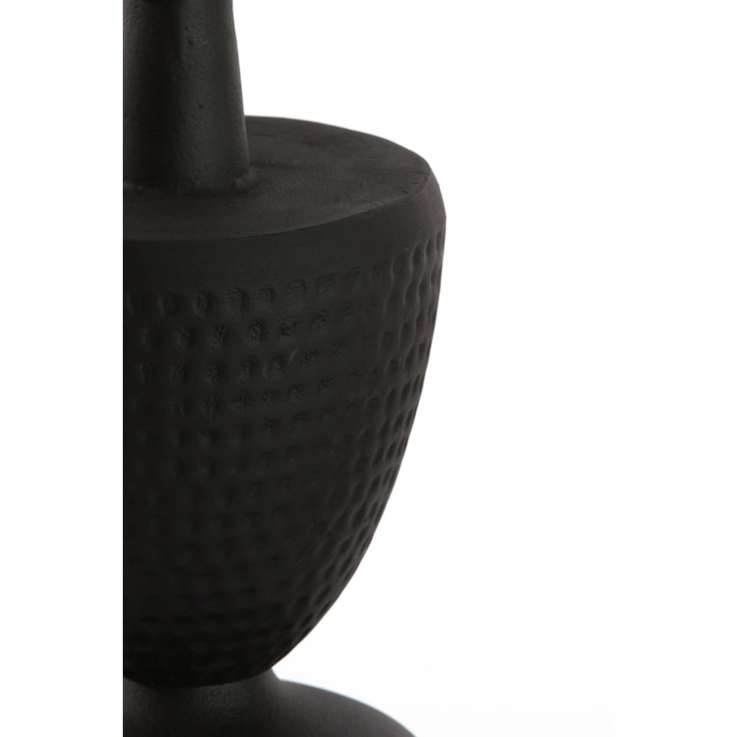 Lampe de table moderne noire rainurée Light & Living Smith – Image 3