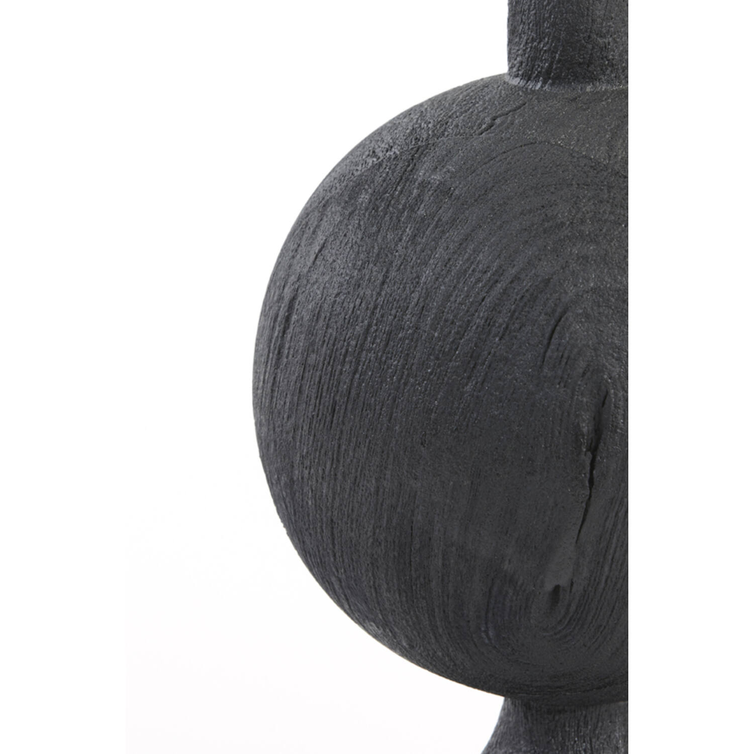 Lampe de table moderne noire ronde Light & Living Tomasso – Image 3