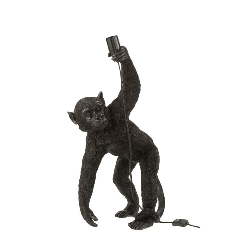 lampe-de-table-moderne-noire-singe-jolipa-monkey-poly-21462-2