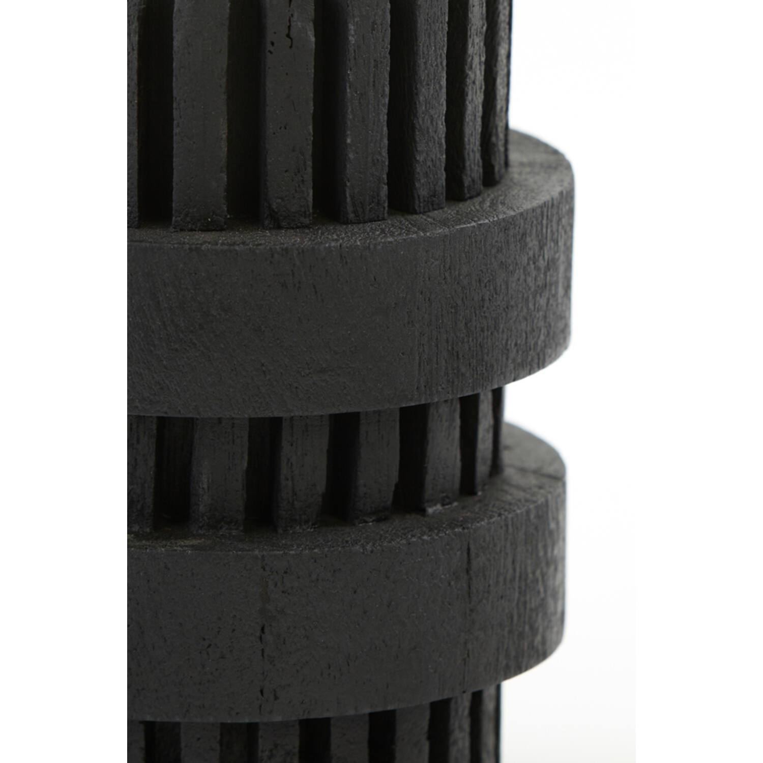 Lampe de table moderne ovale noire Light & Living Sakura – Image 4