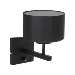 lampe-de-table-murale-avec-abat-jour-steinhauer-stang-noir-7200zw