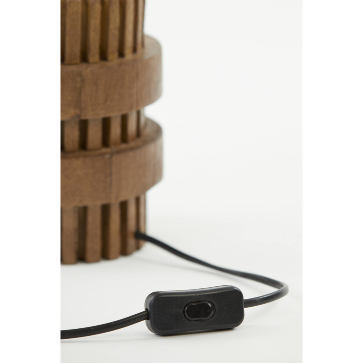 Lampe de table naturelle en bois beige Light & Living Sakura – Image 4