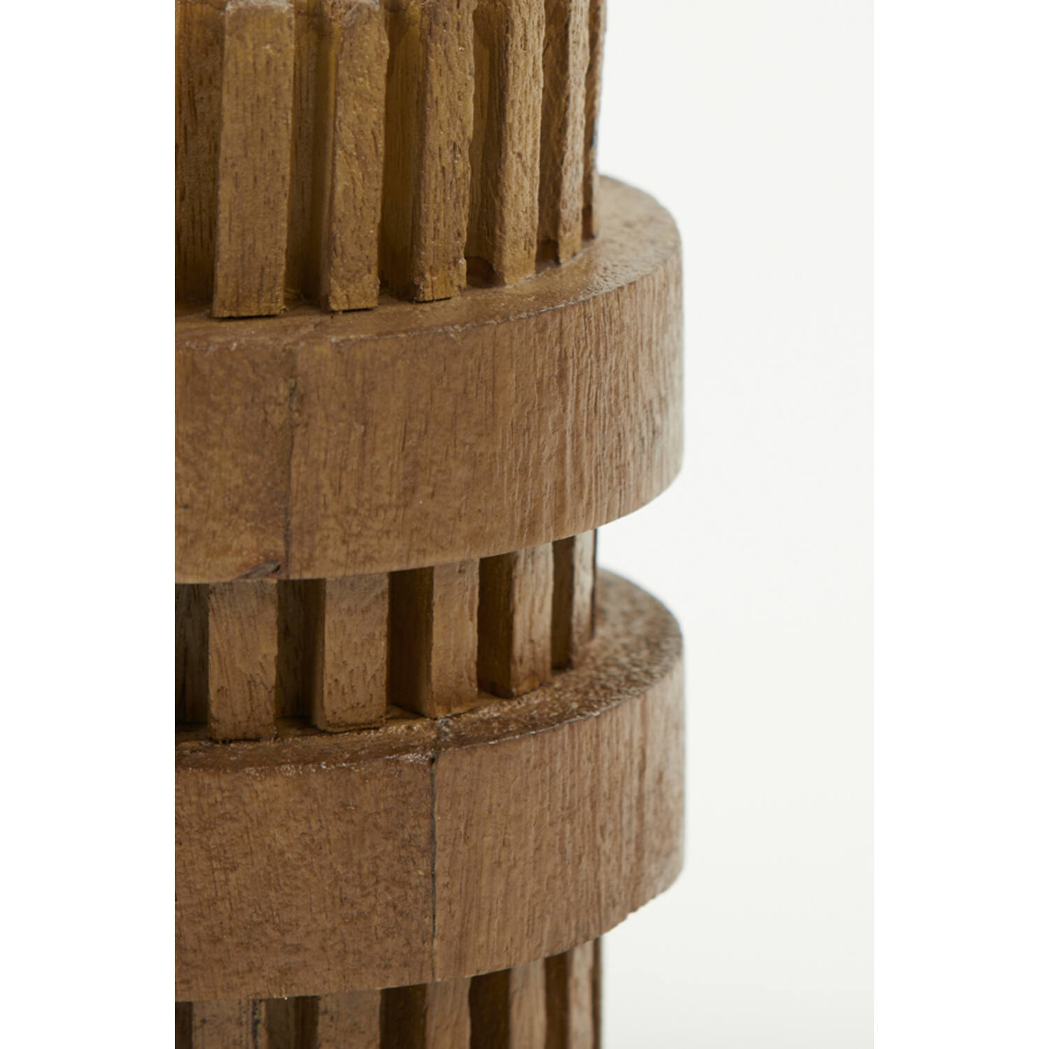 Lampe de table naturelle en bois beige Light & Living Sakura – Image 5