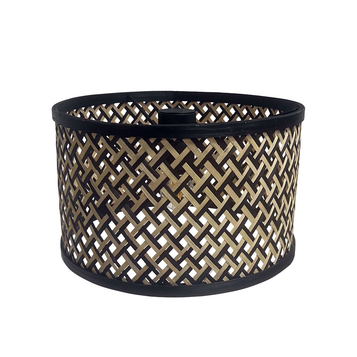 Lampe de Table Noire avec Motif Géométrique Steinhauer Stang naturel et noir – Image 6