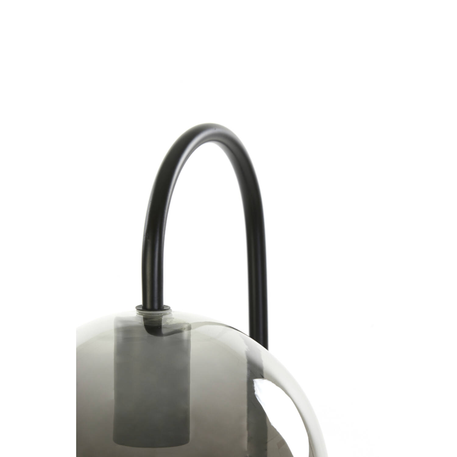 Lampe de table noire moderne à globe en verre Light & Living Subar – Image 4