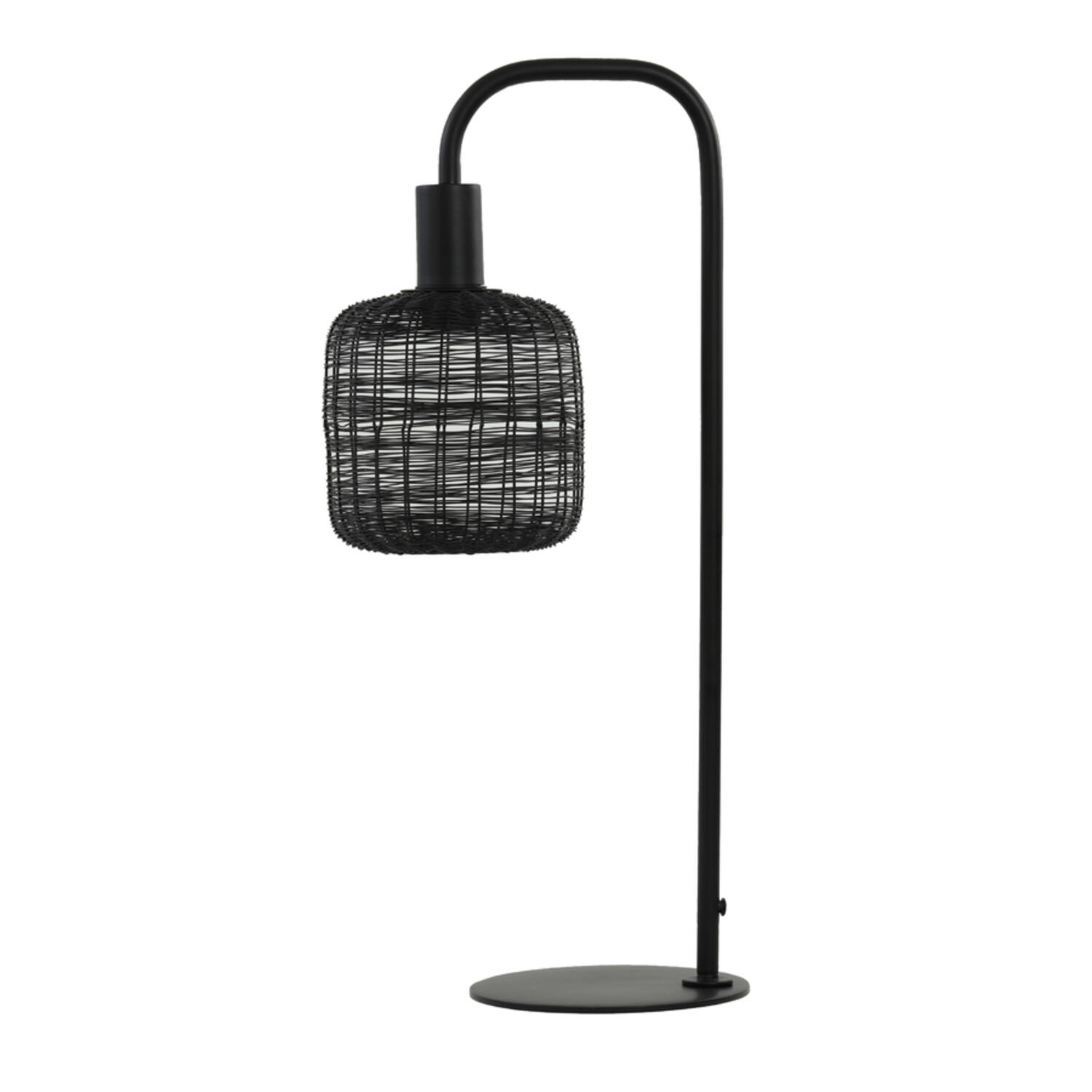 Lampe de table noire moderne Light & Living Lekang – Image 2