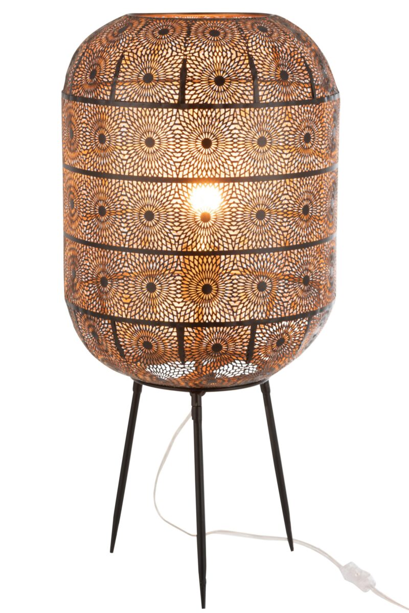 lampe-de-table-orientale-noire-a-motif-floral-jolipa-paul-5640-3