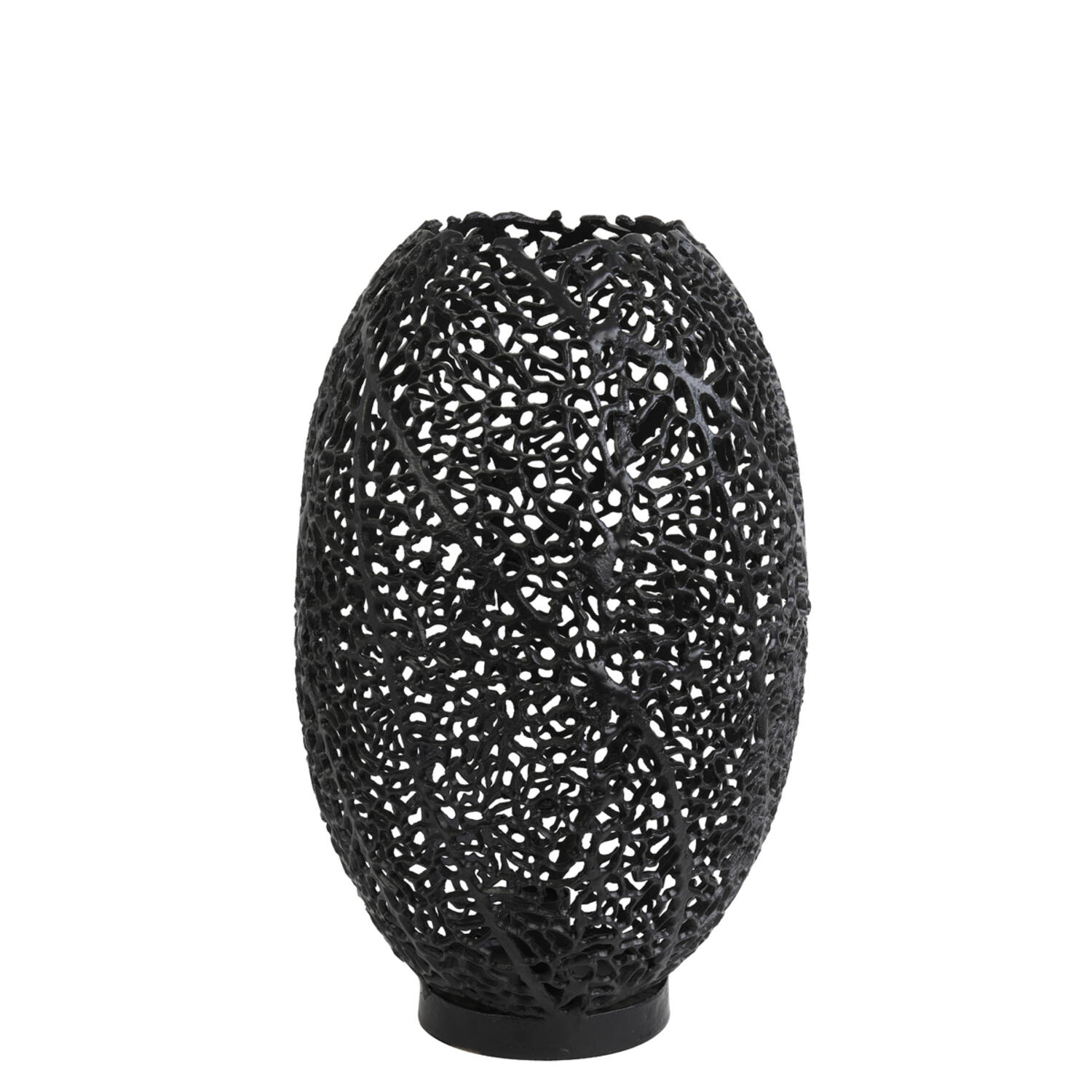 Lampe de table orientale ovale noire Light & Living Sinula – Image 2