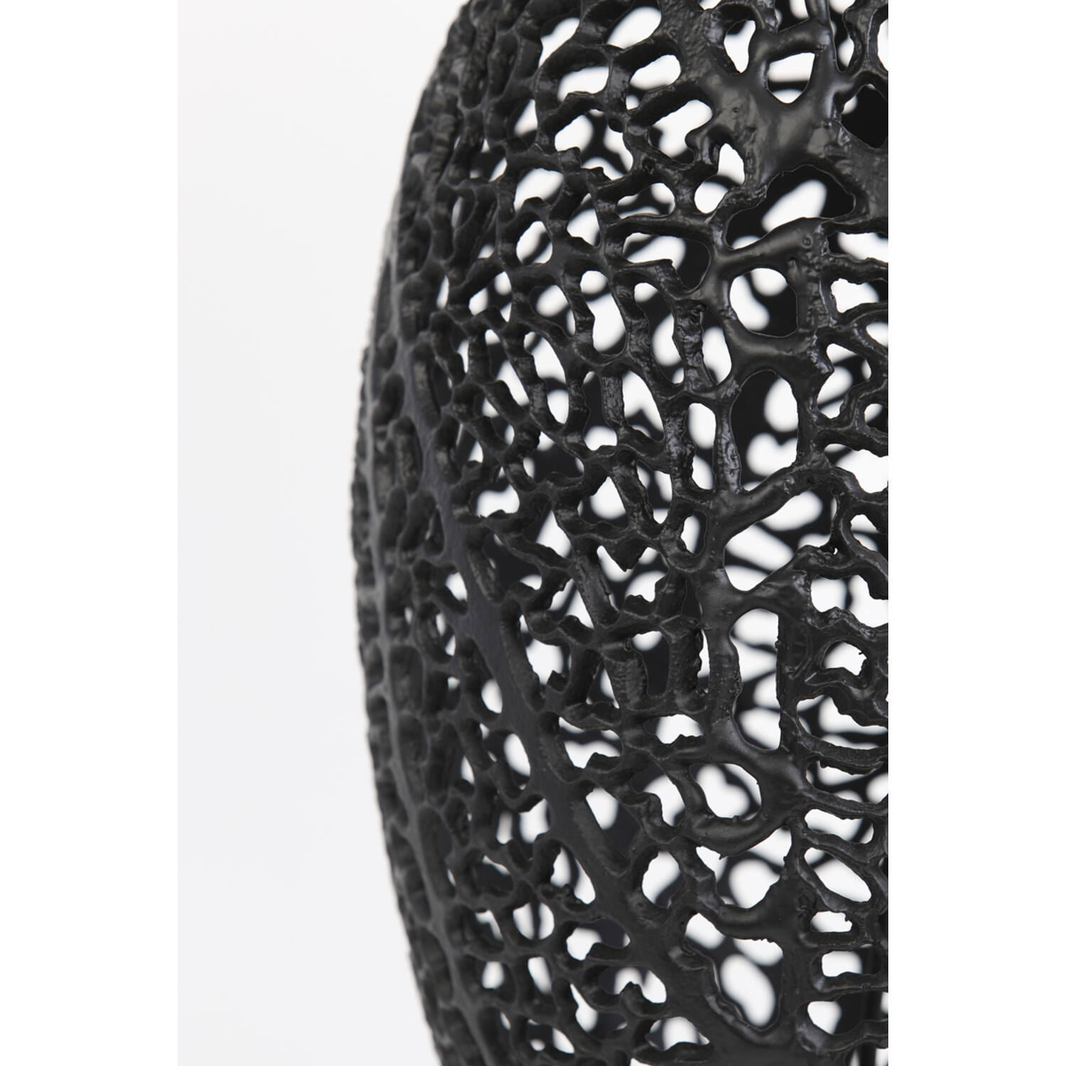 Lampe de table orientale ovale noire Light & Living Sinula – Image 4