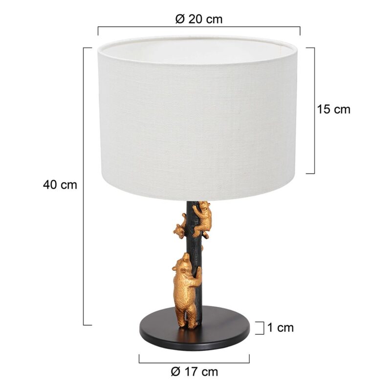 lampe-de-table-ours-anne-light-et-home-blanc-8232zw-6