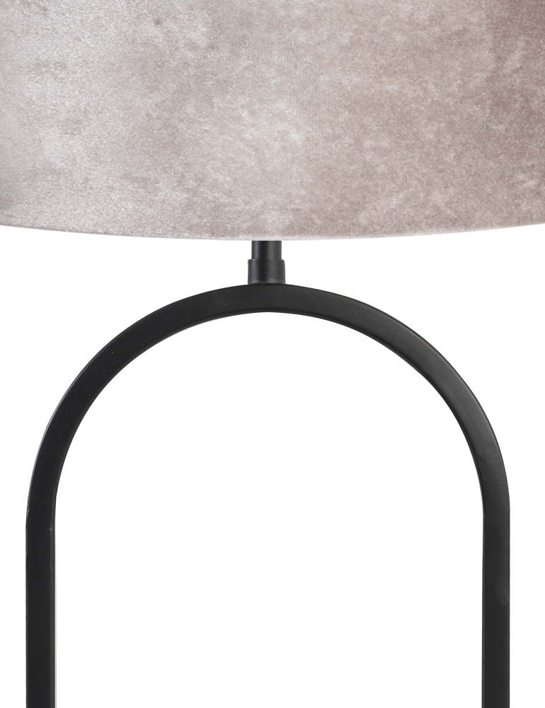 lampe-de-table-ovale-noire-abat-jour-velours-gris-light-et-living-jamiri-8429zw-2
