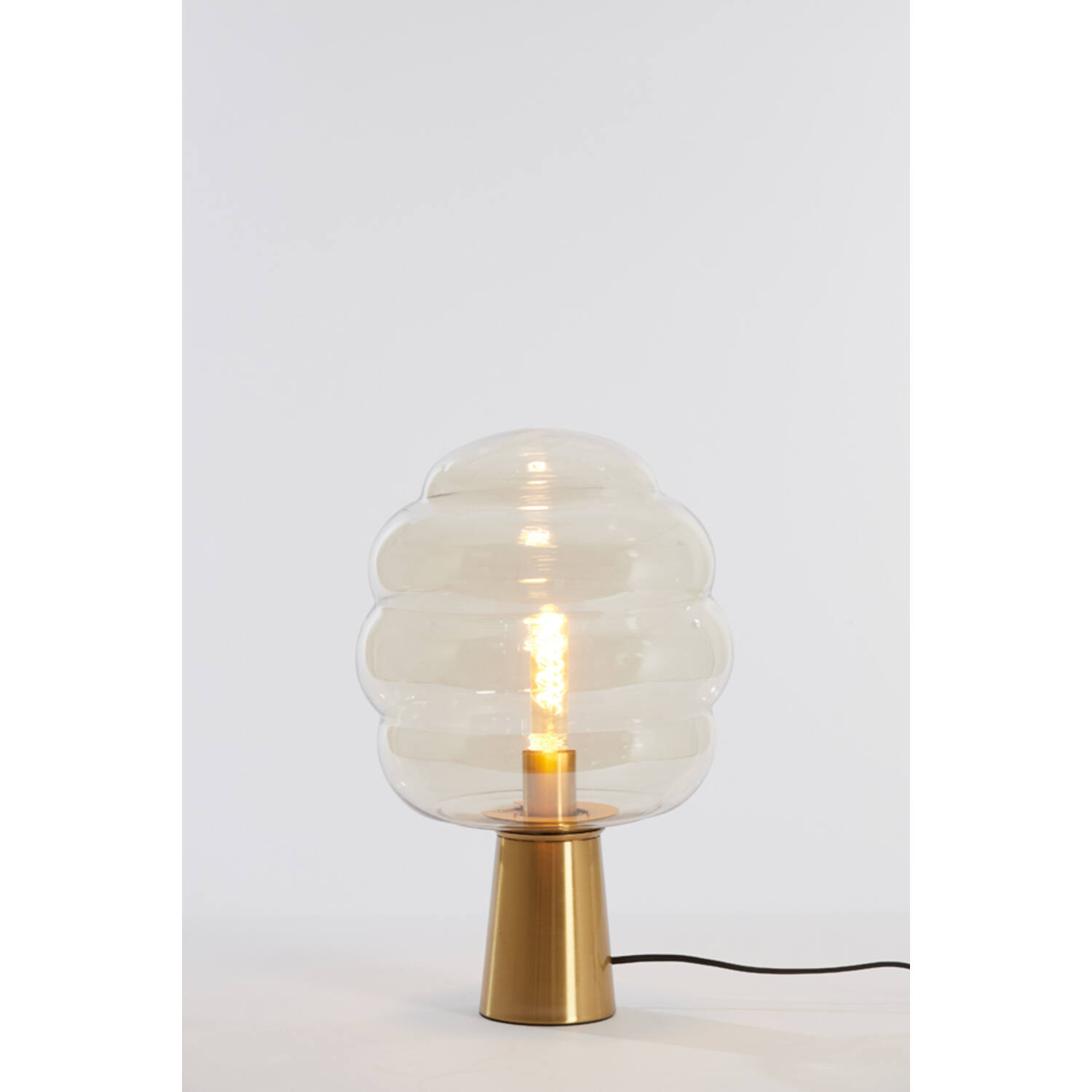 Lampe de table rétro dorée et blanche Light & Living Misty – Image 6