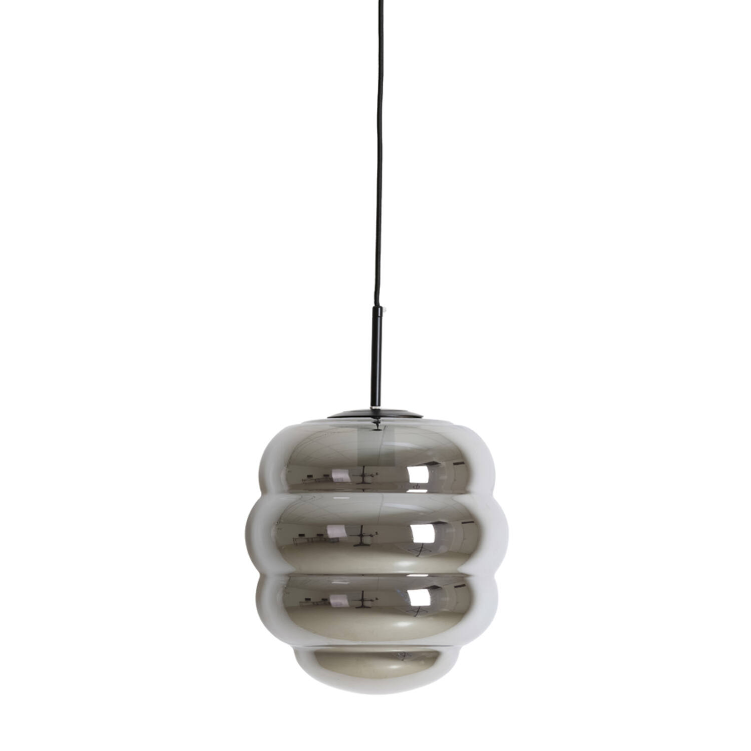 Lampe de table rétro dorée sur trépied avec globe clair Light & Living Misty – Image 2