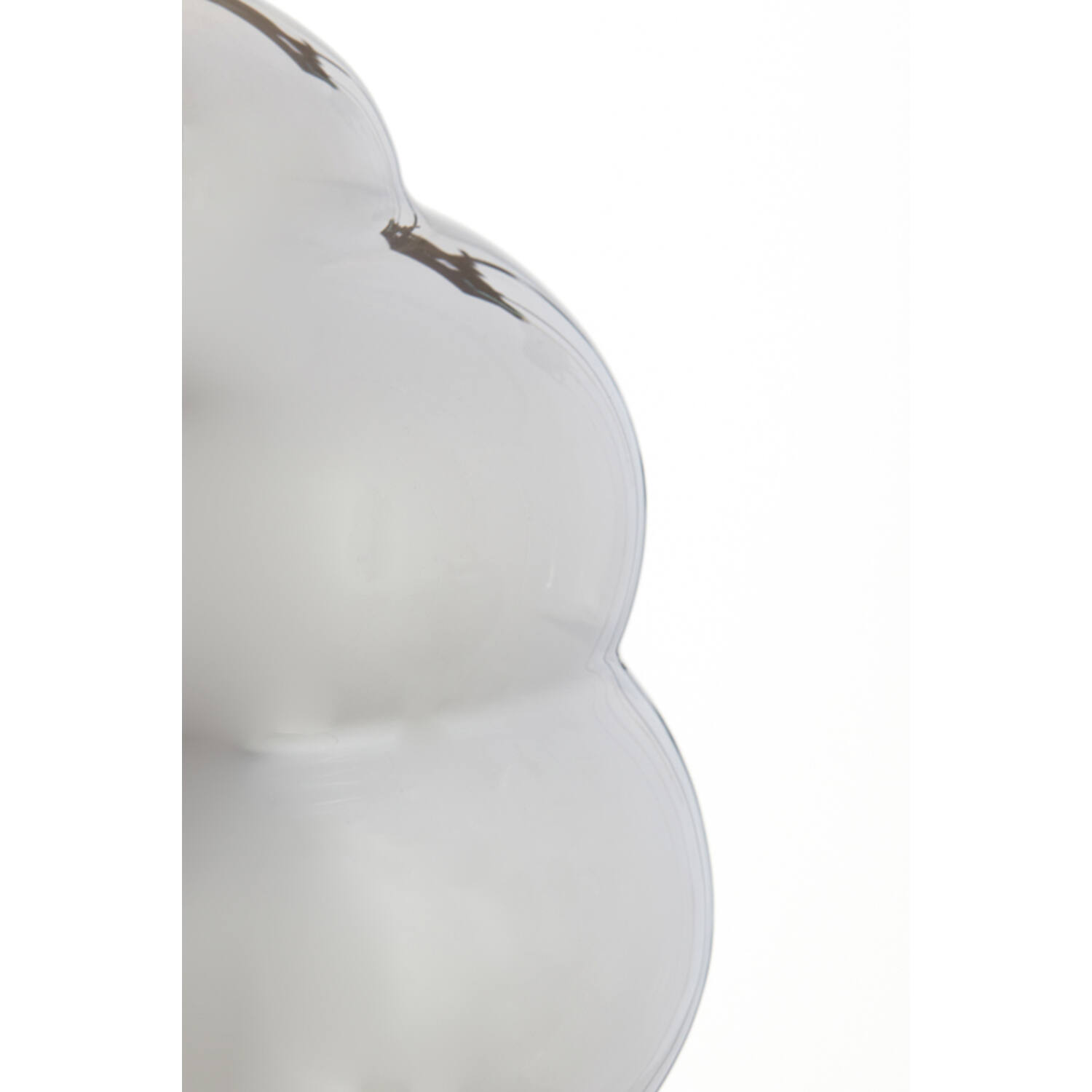 Lampe de table rétro en verre fumé noir Light & Living Misty – Image 5