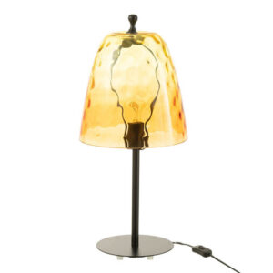lampe-de-table-retro-en-verre-jaune-jolipa-oceane-31639
